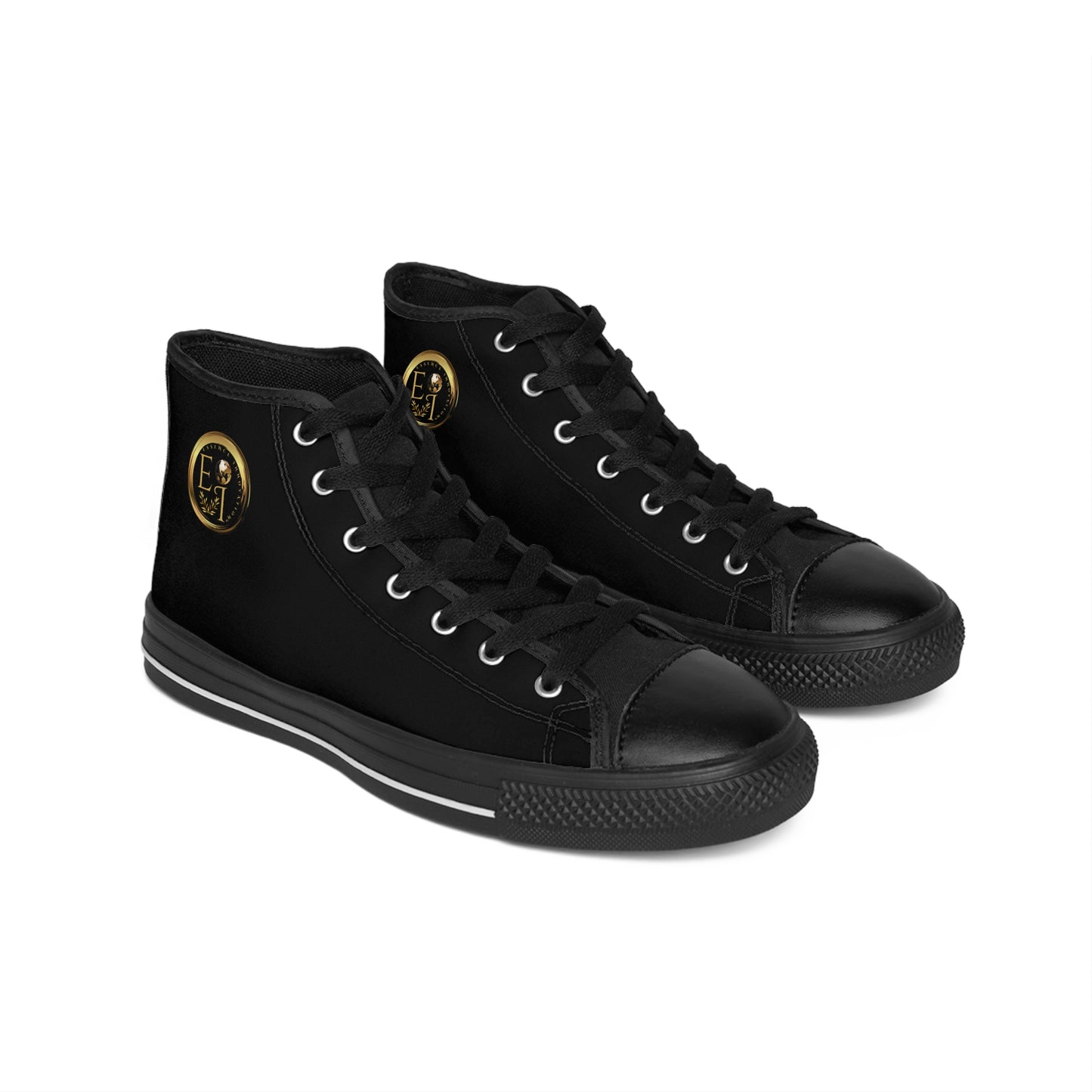 Mens Classic HighTops VII | Black Sole | Black