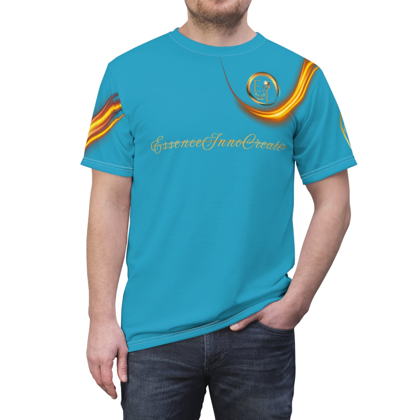 Turquoise Trendsetters Flame Tee | EssenceInnoCreate