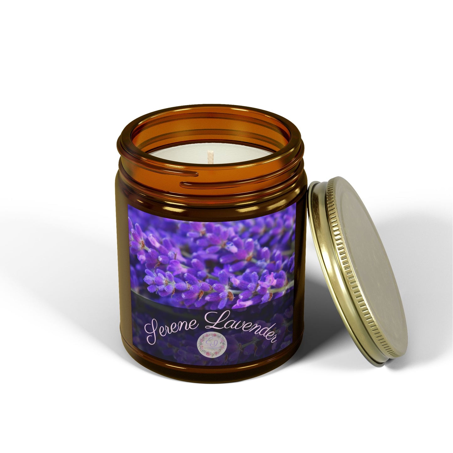 Fragrant Flower | Serene Candle – Lavender | 4oz, 9oz
