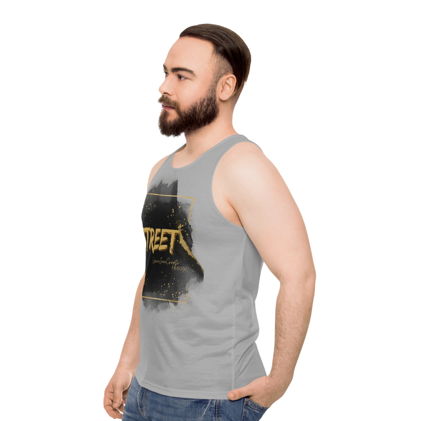 Street Wear Tank XXVI | EssenceInnoCreate | Light Grey