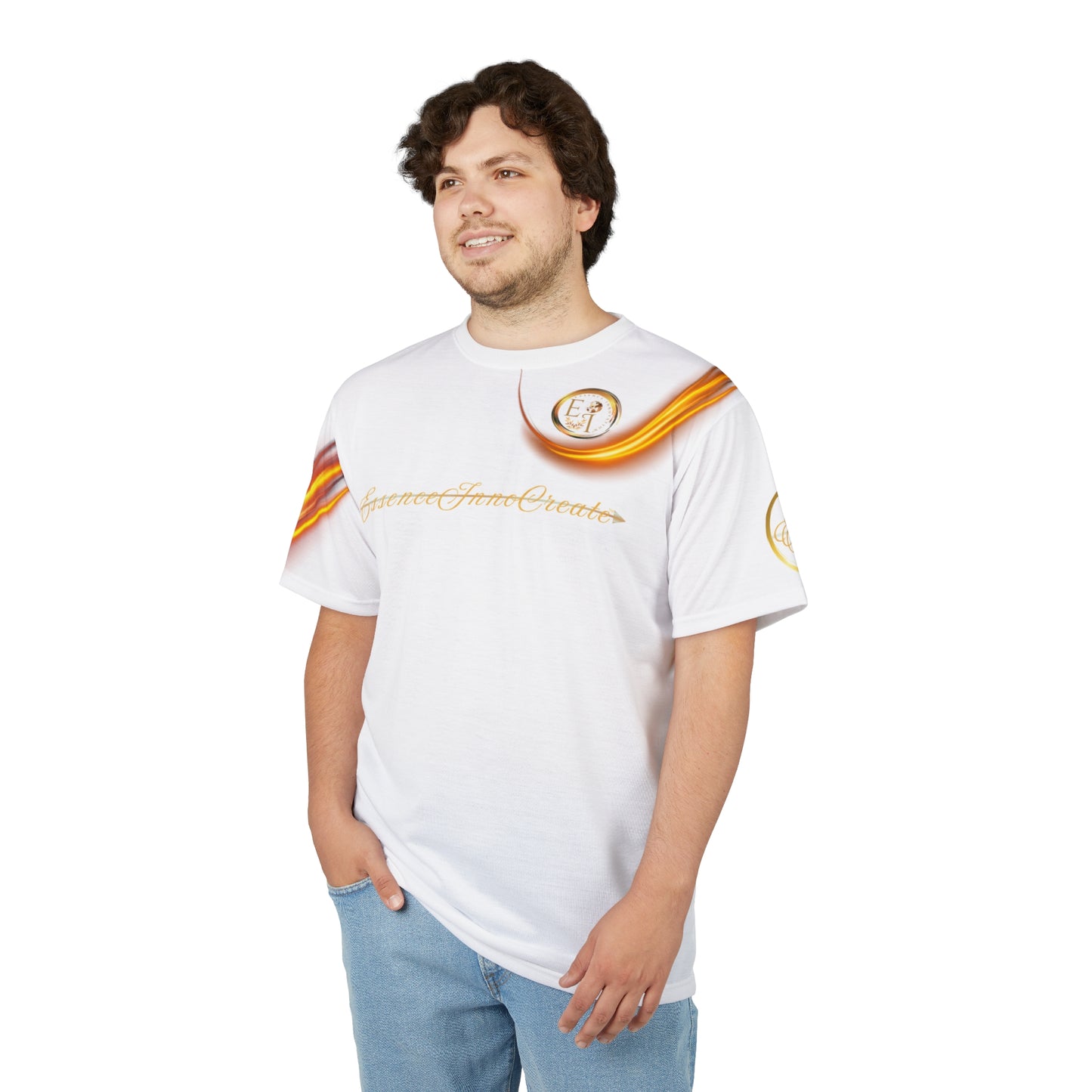 White Trendsetters Flame Tee | EssenceInnoCreate