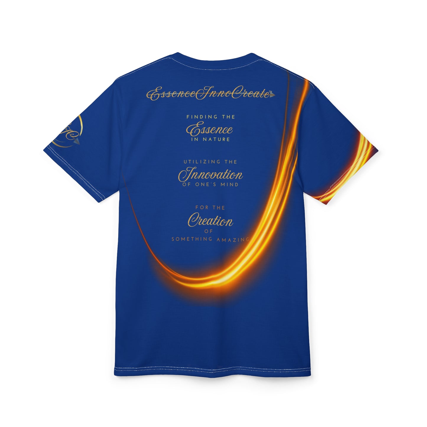 Dark Blue Trendsetters Flame Tee | EssenceInnoCreate