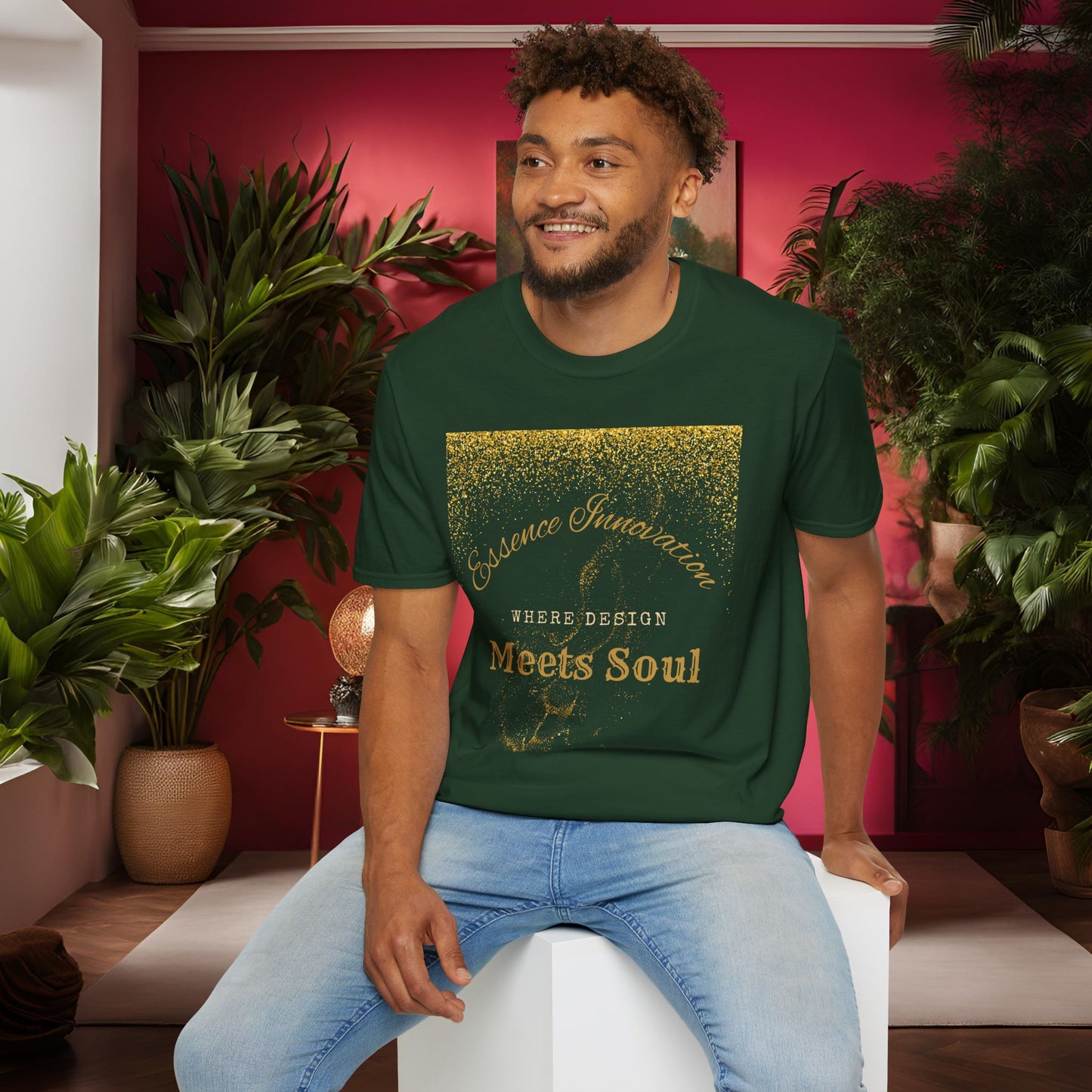 Design Meets Soul T-Shirt | Essence Innovation | 7 Colors