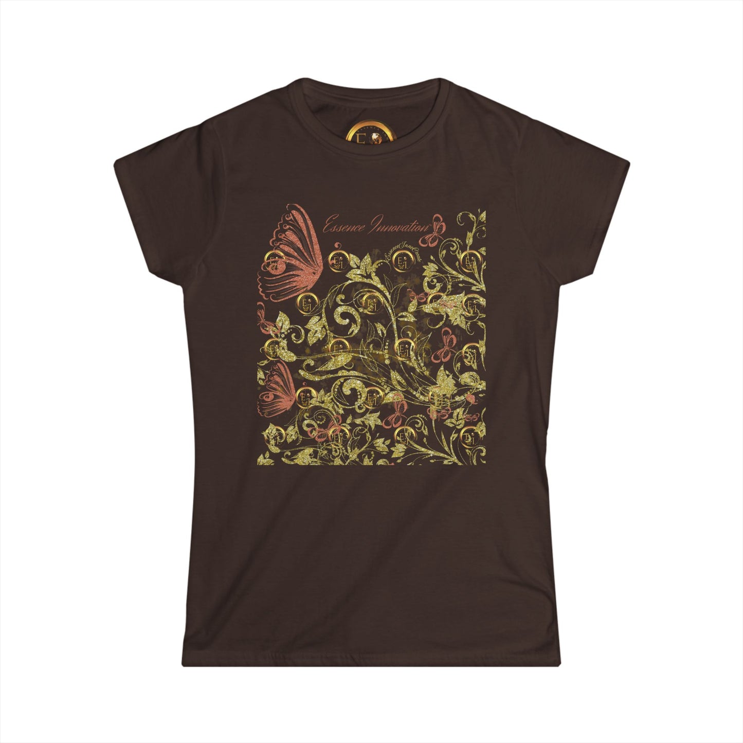 Floral Butterfly T-Shirt | Elegant Nature Lovers | 9 Colors