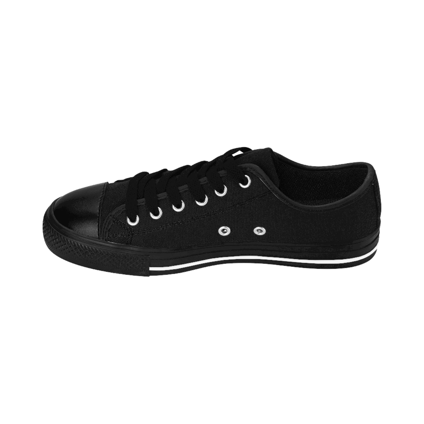 Black hiking shoe with visible brand logo on a white background