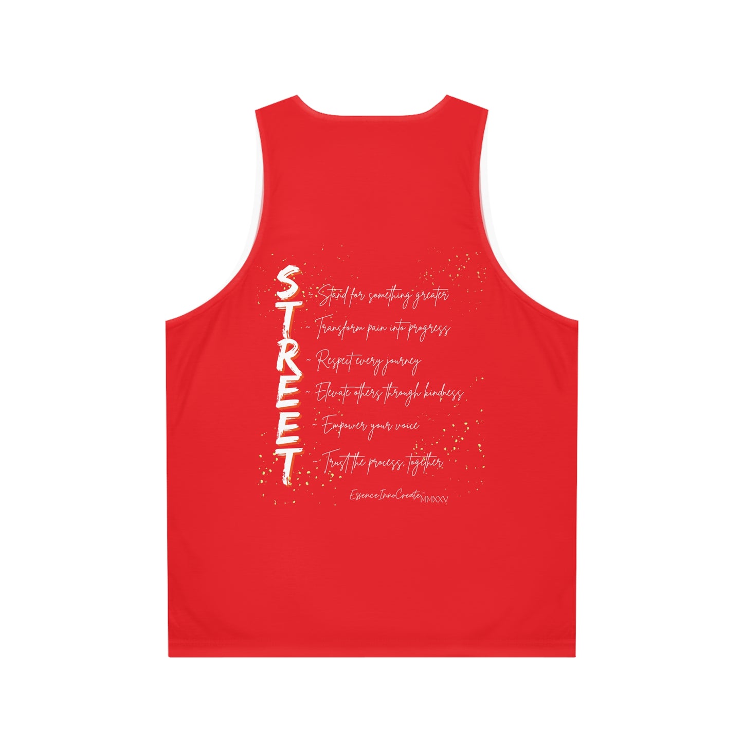 Street Wear Tank IX | EssenceInnoCreate | Red