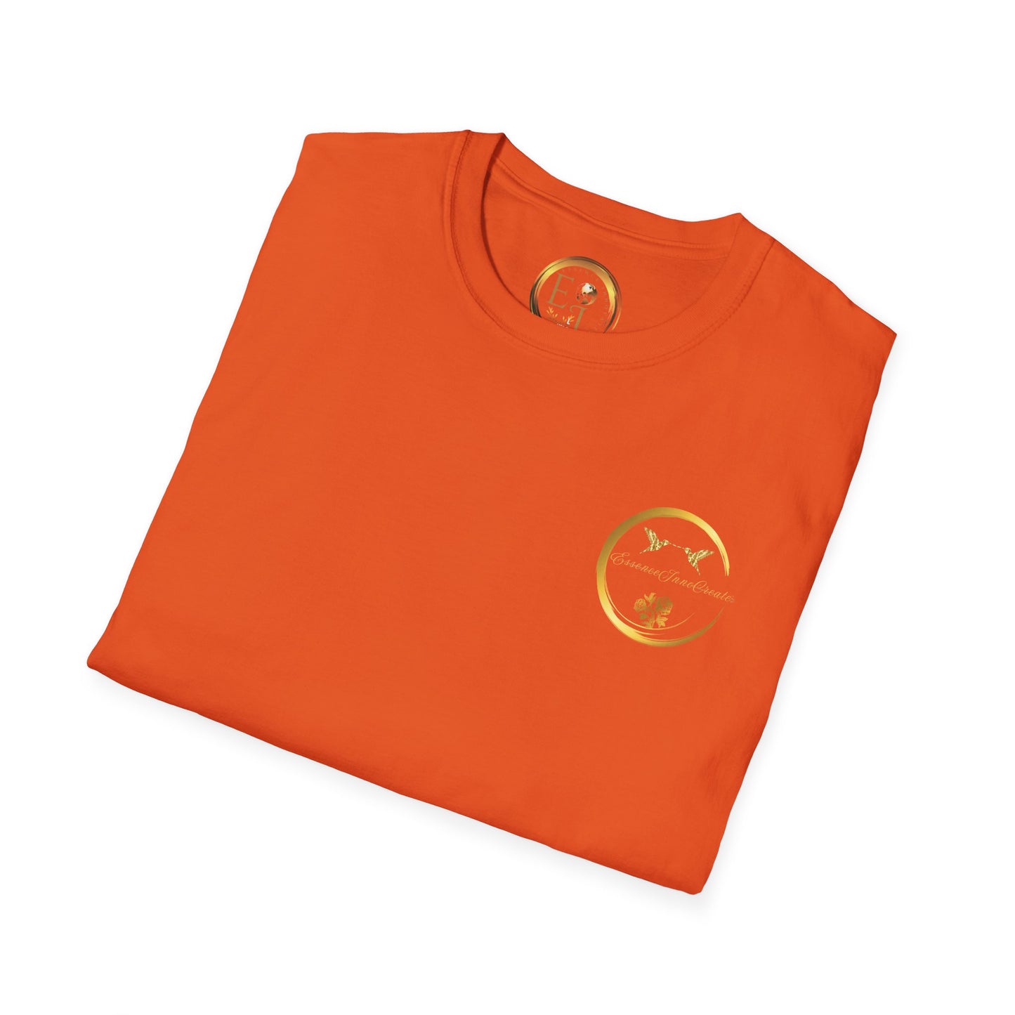 Orange Softstyle Tee | EssenceInnoCreate | Unisex Streetwear