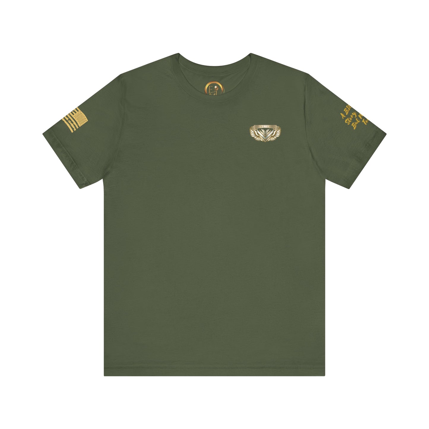 Essence Green Veteran Tee – Military Pride T-Shirt