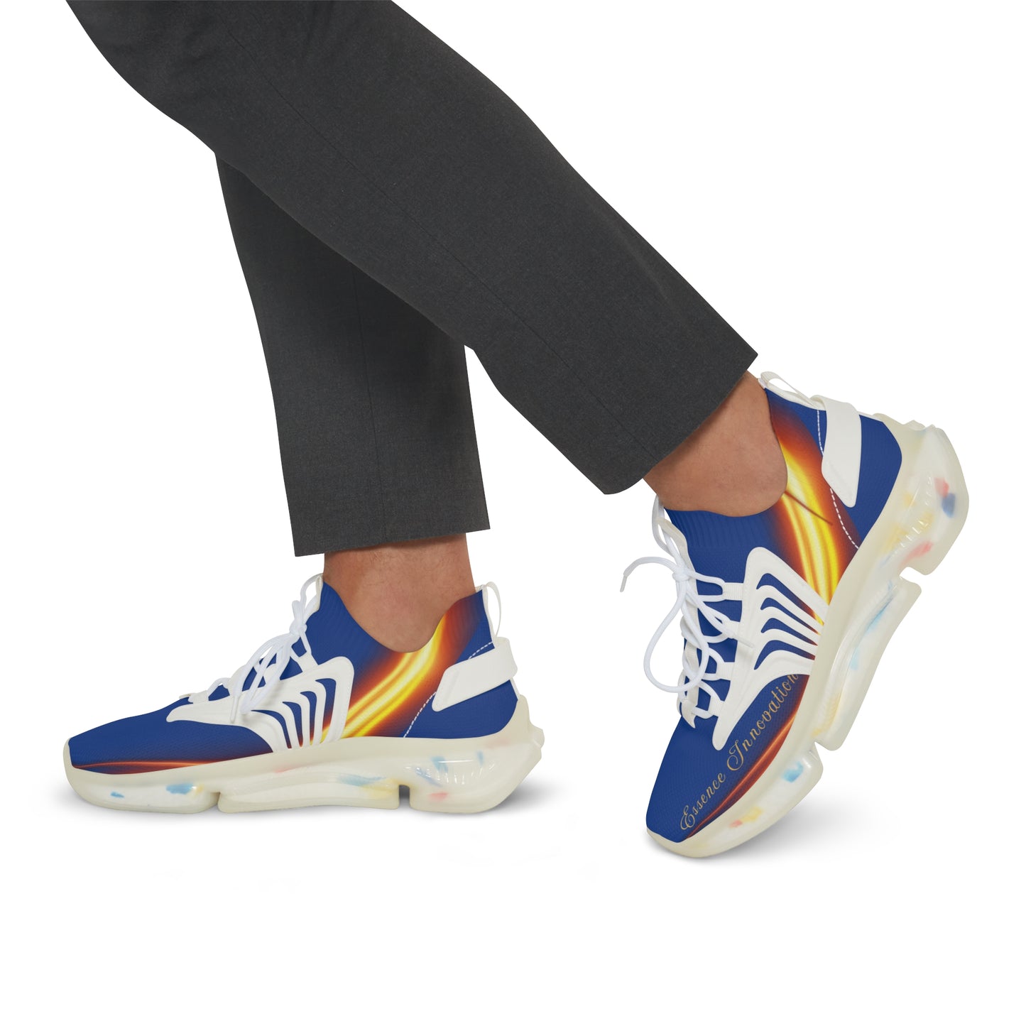 Dark Blue XIII Trendsetter Flame | Men’s Mesh Sneakers