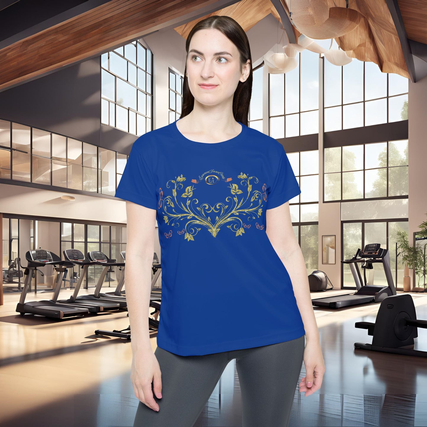 Butterfly Blossom Tee XIII | EssenceInnoCreate | Dark Blue