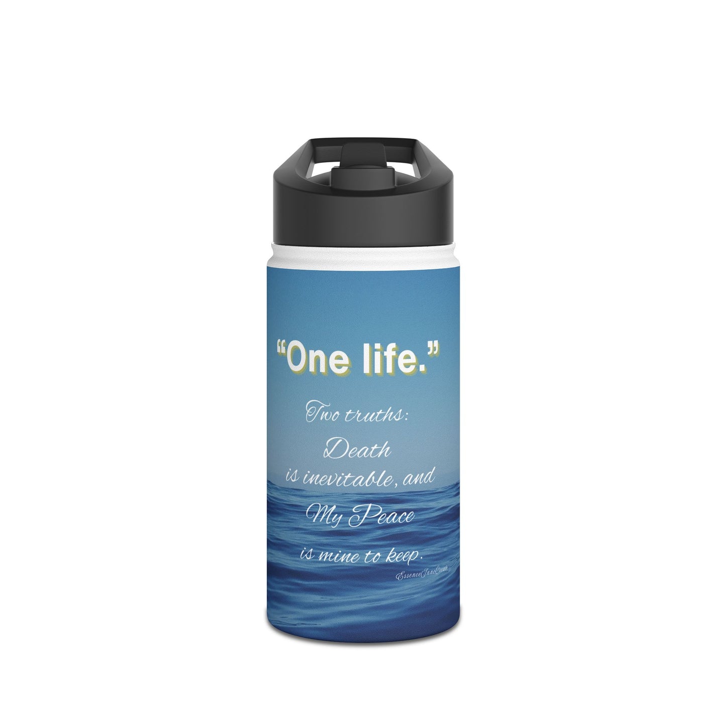 "One Life" Ocean Stainless Steel Water Bottle | 12oz · 18oz · 32oz