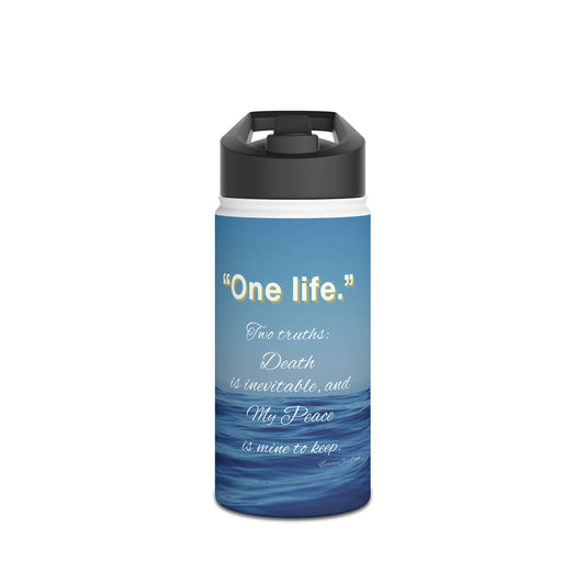"One Life" Ocean Stainless Steel Water Bottle | 12oz · 18oz · 32oz