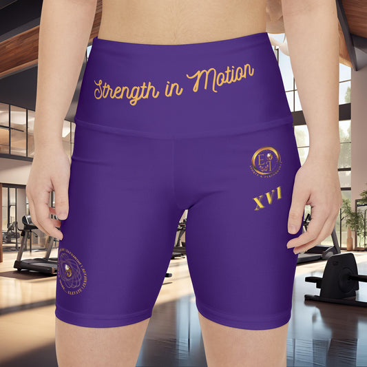 Strength In Motion XVI | Ladies Workout Shorts | Purple