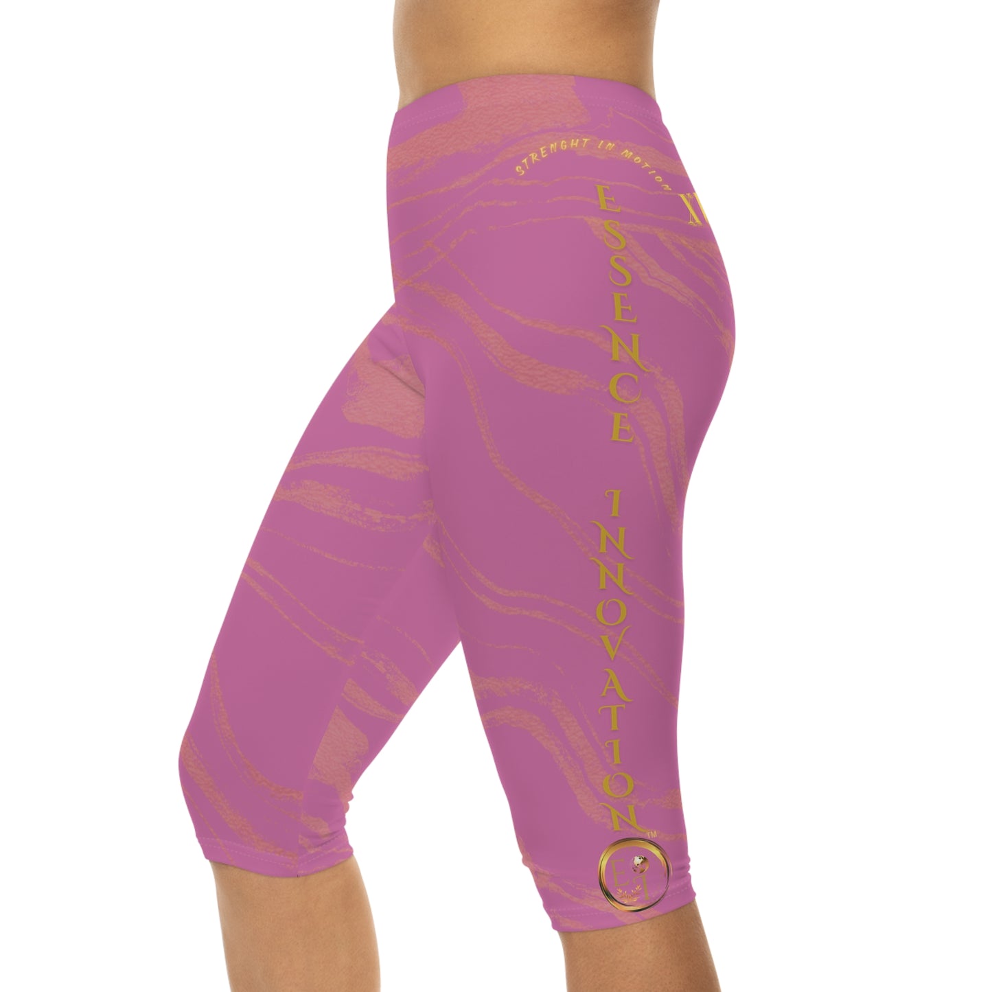 Seek More CLS XVII | Capri Leggings | EI Sports | Light Pink