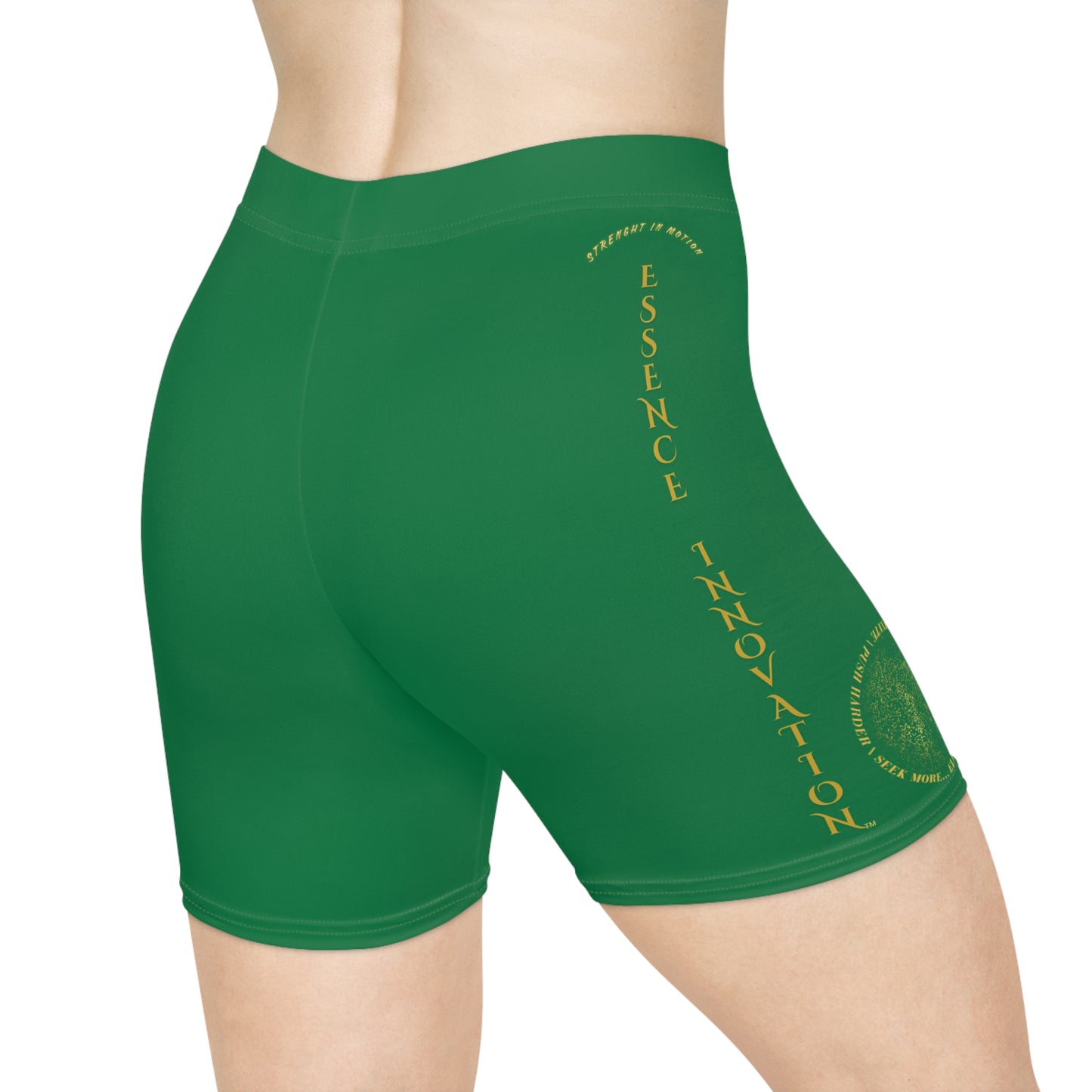 Seek More BS XII | EI Sports Biker Shorts | Dark Green