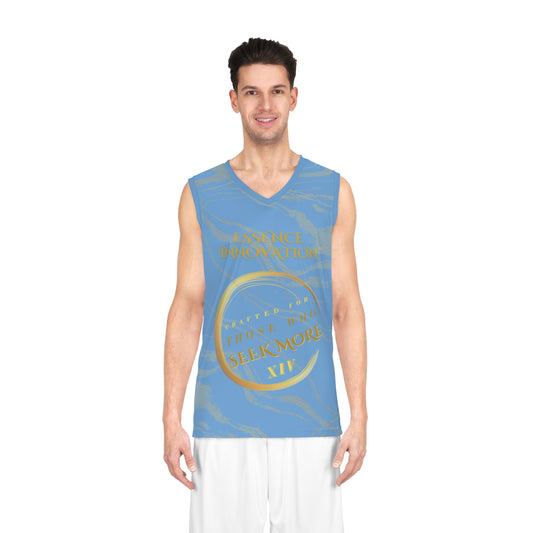 Precision XIV Basketball Jersey | Seek More | Light Blue