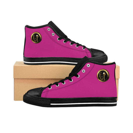 Essence Innovation Mens Streetwear | HighTop Sneakers | Pink