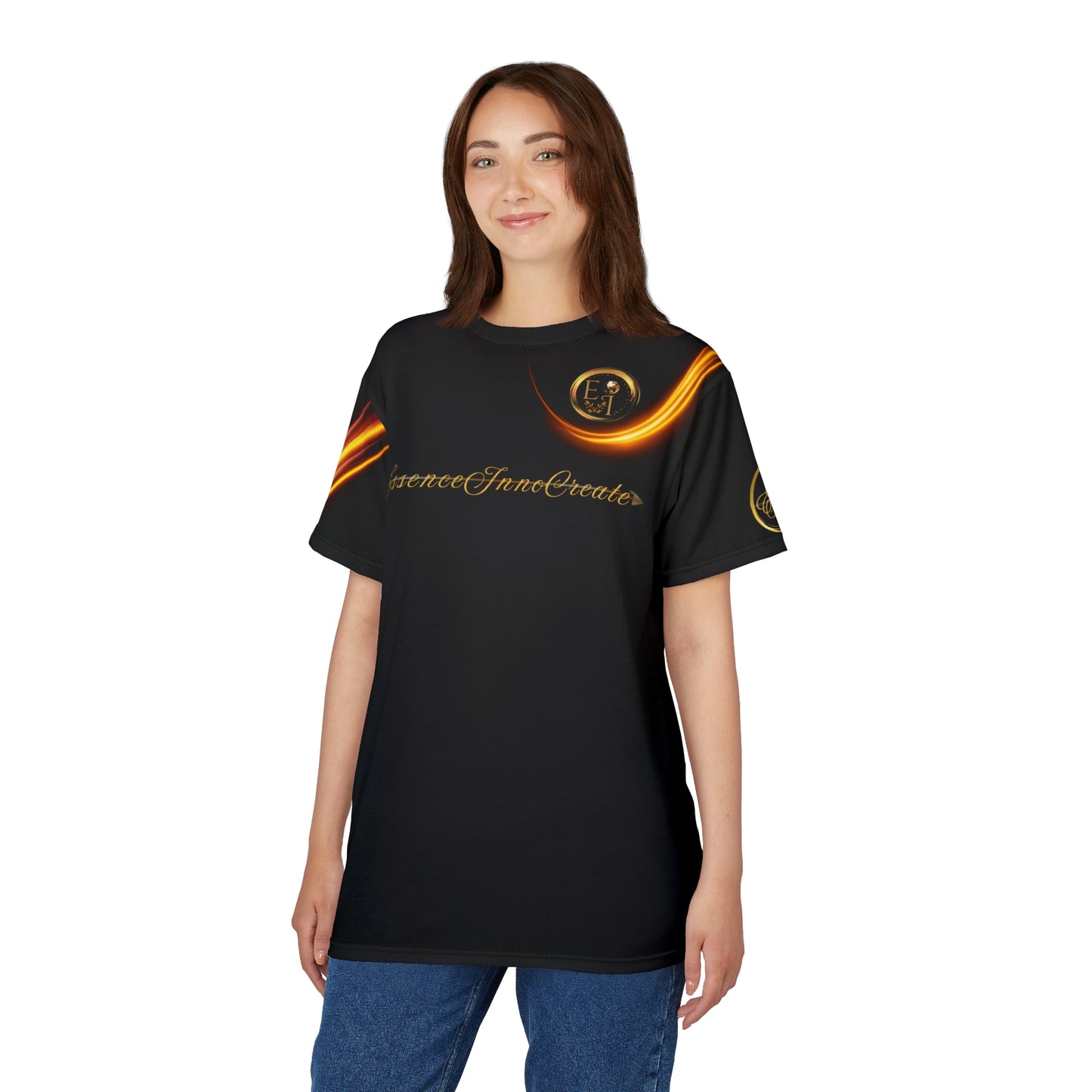 Black Trendsetters Flame Tee | EssenceInnoCreate