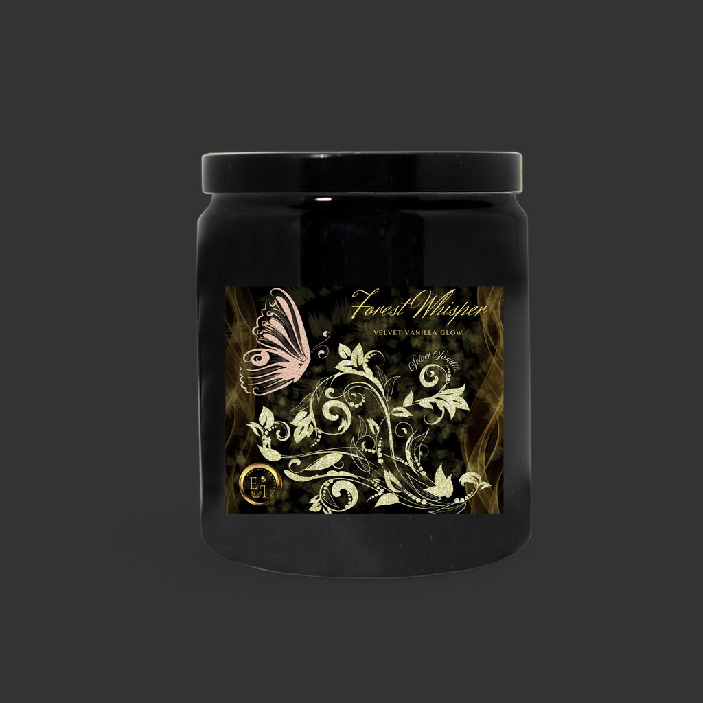 Forest Whisper Vanilla Glow | Velvet Vanilla | Luxury Ceramic Candle