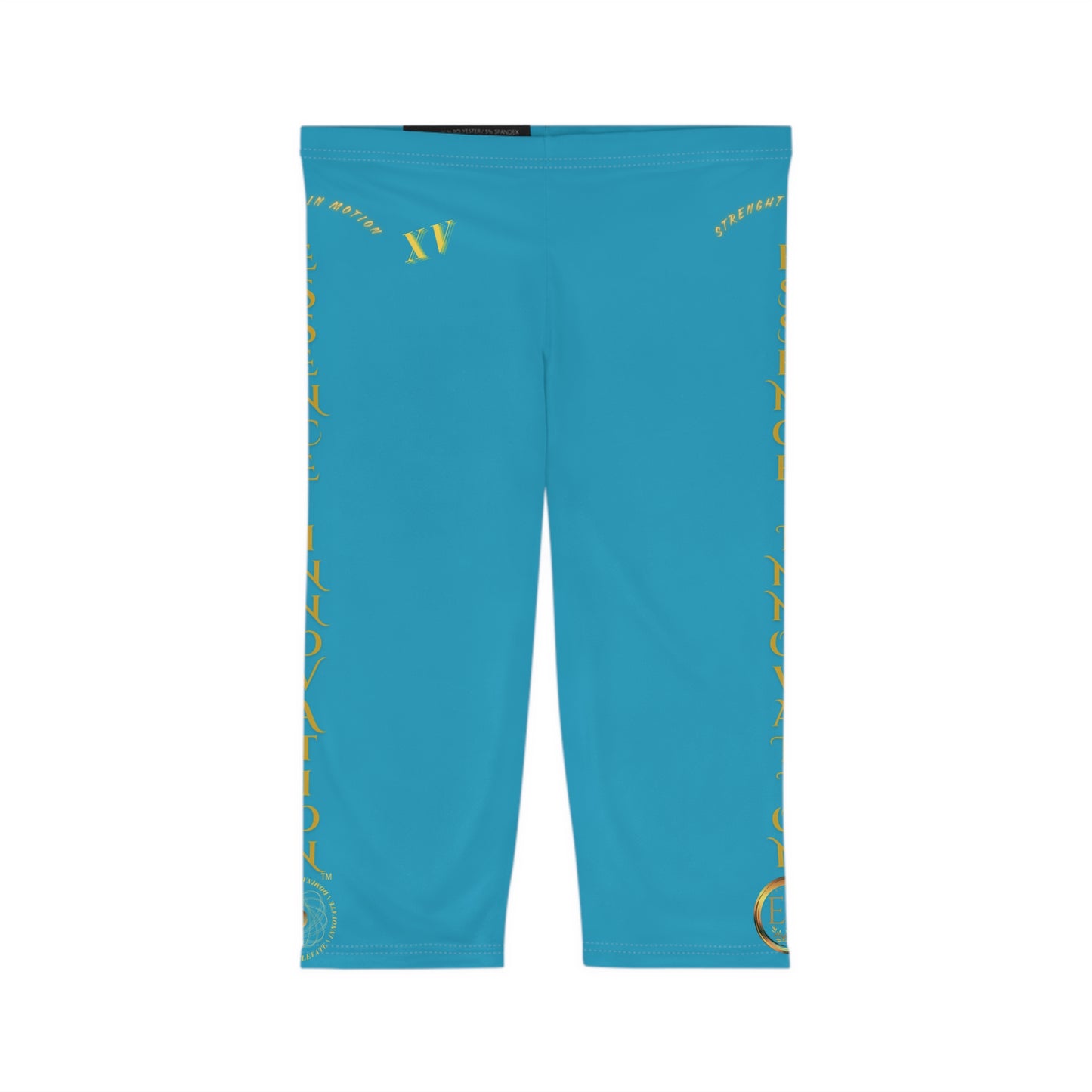 Seek More CL XV | Capri Leggings | EI Sports | Turquoise