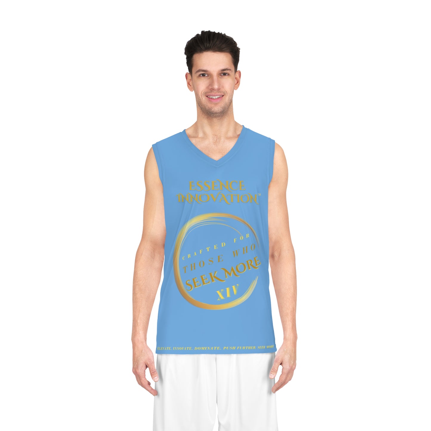 Seek More Dominance XIV | EI Sports Basketball Jersey | Light Blue