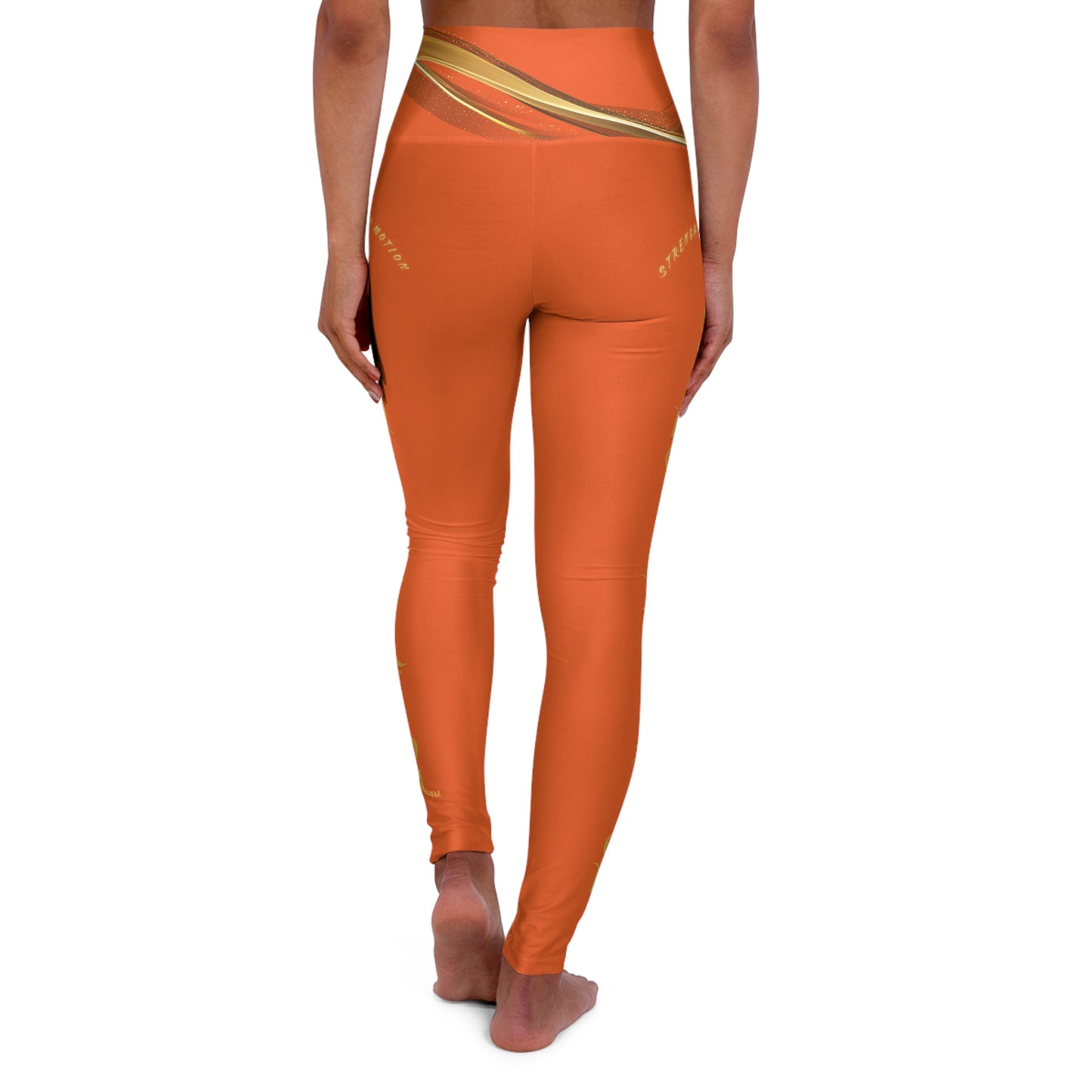 Seek More Luxe XI | EI Sports HW Leggings | Orange