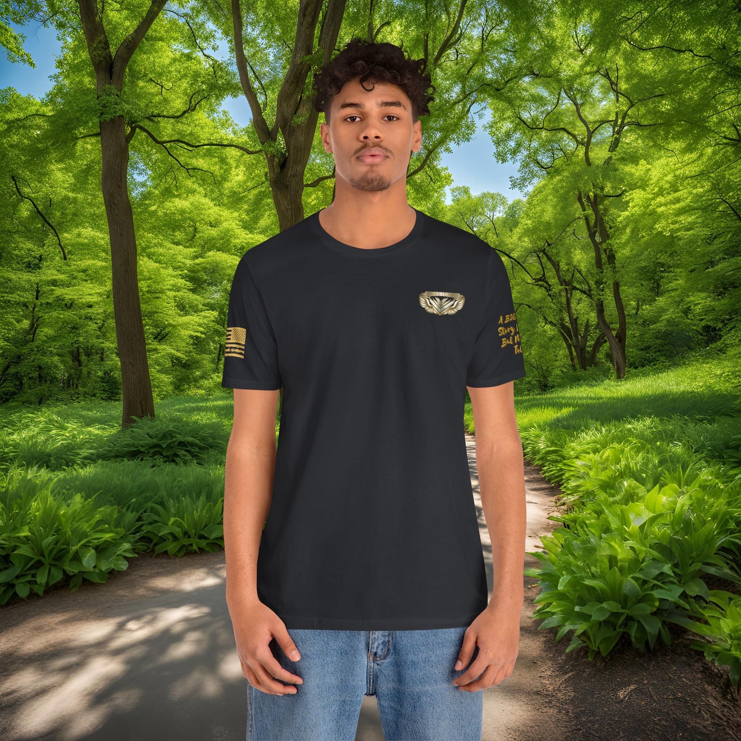 Essence Vintage Veteran Tee – Faded Black Tribute Tee