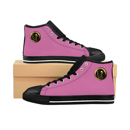 Essence Innovation Mens Streetwear | HighTop Sneakers | Light Pink