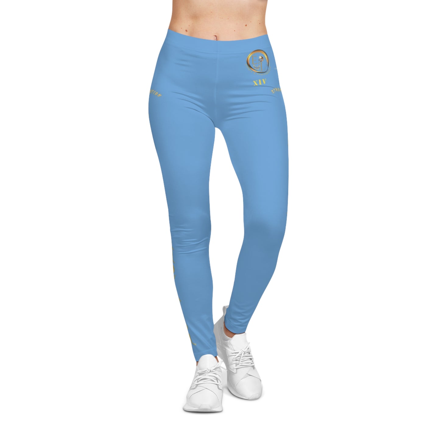 Seek More Premium XIV | EI Sports Leggings | Light Blue