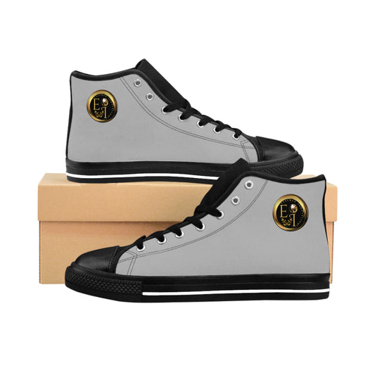 Essence Innovation Mens Streetwear | HighTop Sneakers | Light Grey