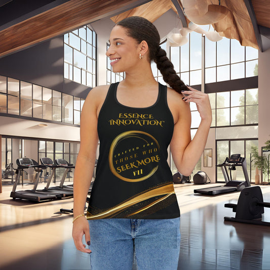 Essence Luxe Flow VII | Racerback Tank Top | Black