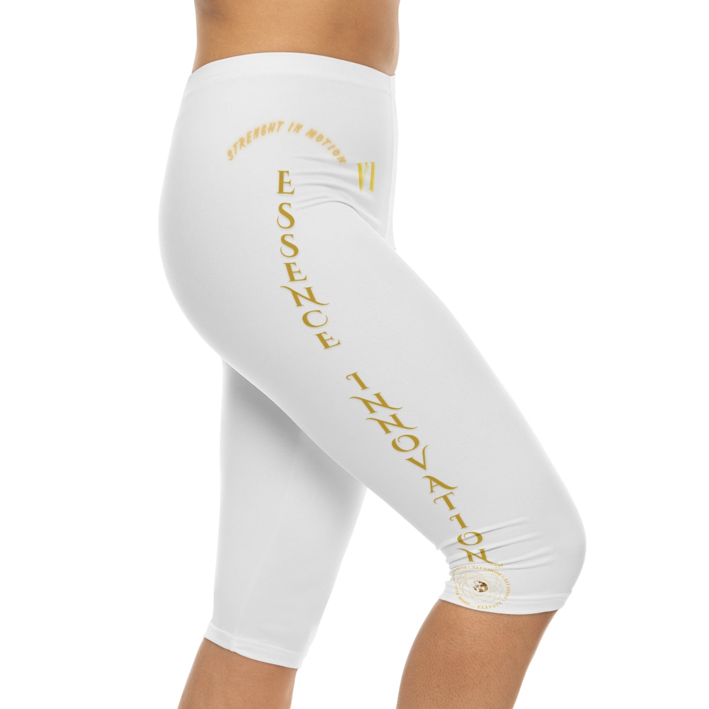 Seek More CL VI | Capri Leggings | EI Sports | White
