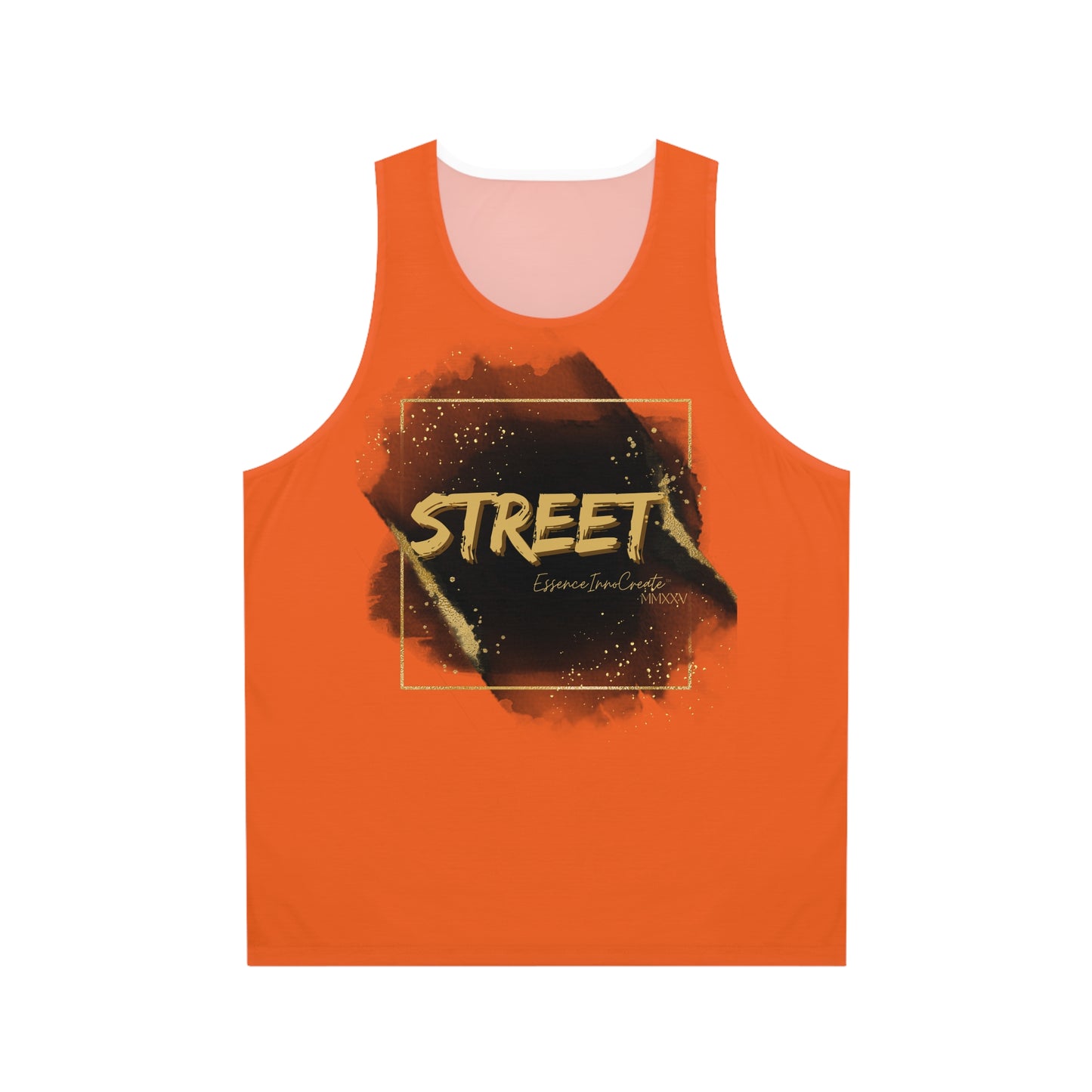 Street Wear Tank XI | EssenceInnoCreate | Orange