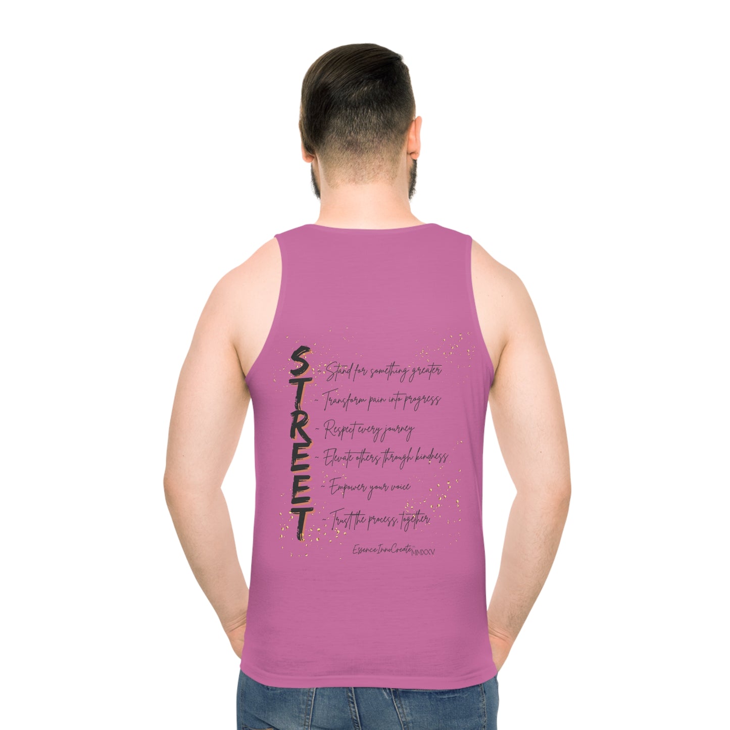 Street Wear Tank XVII | EssenceInnoCreate | Light Pink