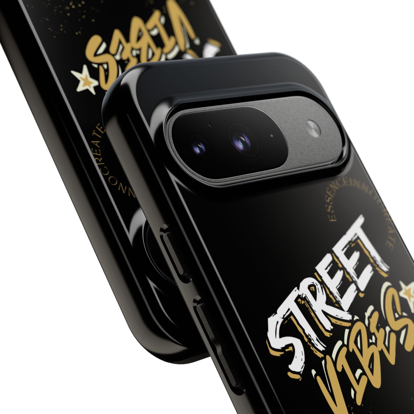 EssenceInnoCreate® Street Vibes Black Phone Case
