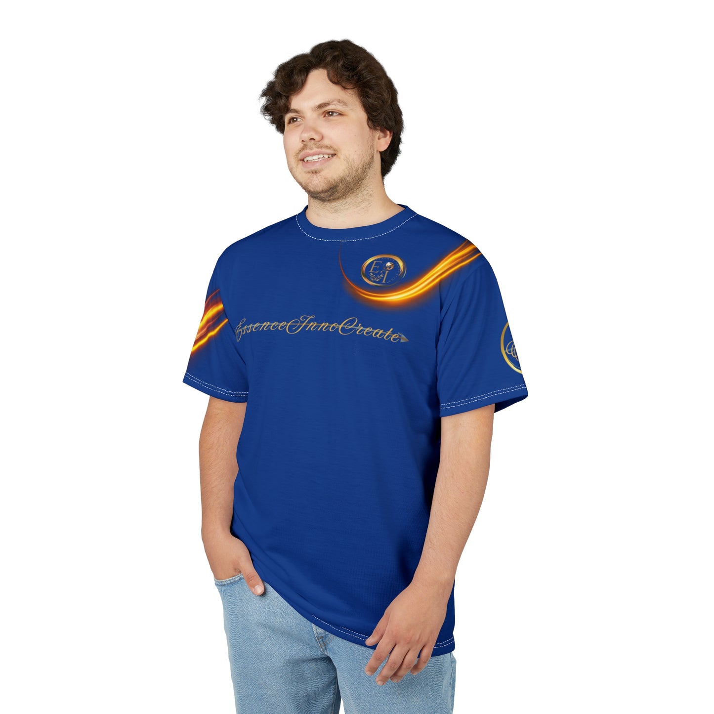 Dark Blue Trendsetters Flame Tee | EssenceInnoCreate