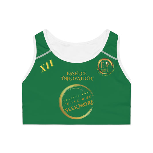Seek More SB XII | EI Sports Bra | Dark Green