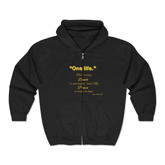 "One Life" Two Truths Collection Full-Zip Hoodie