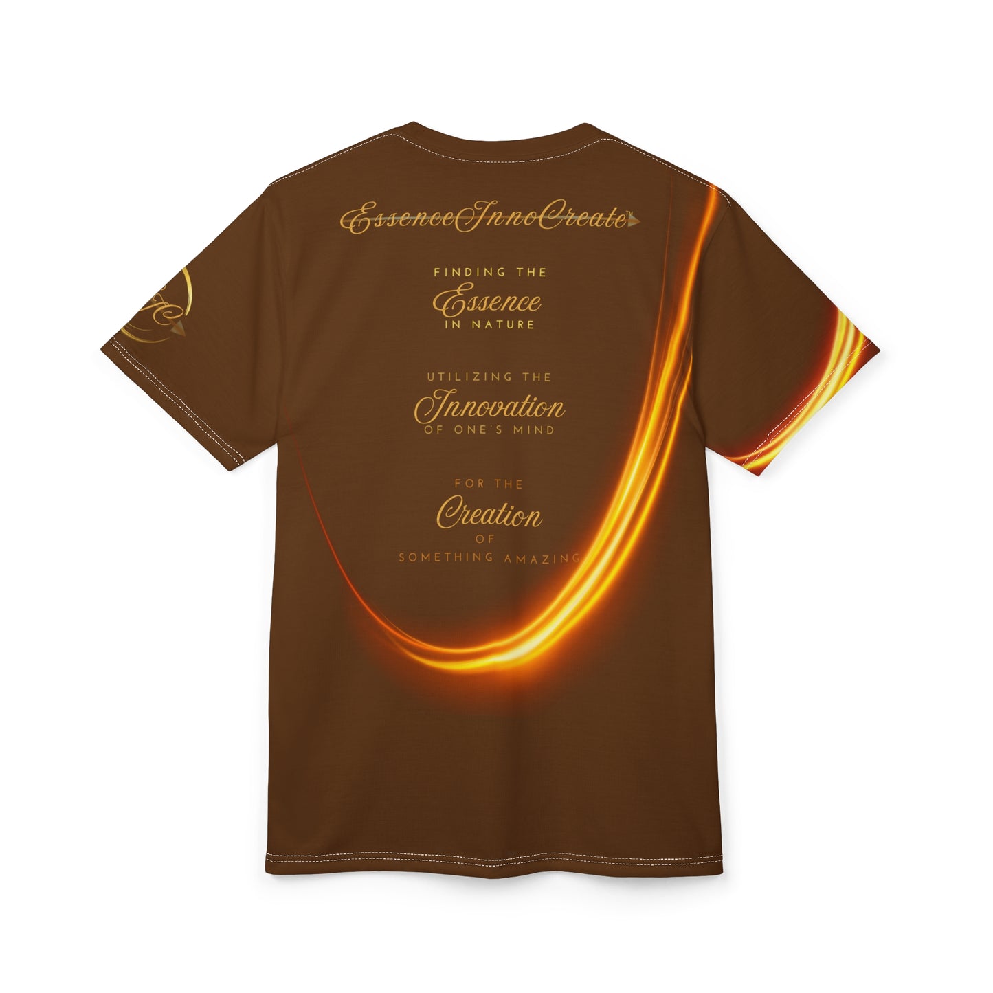 Brown Trendsetters Flame Tee | EssenceInnoCreate