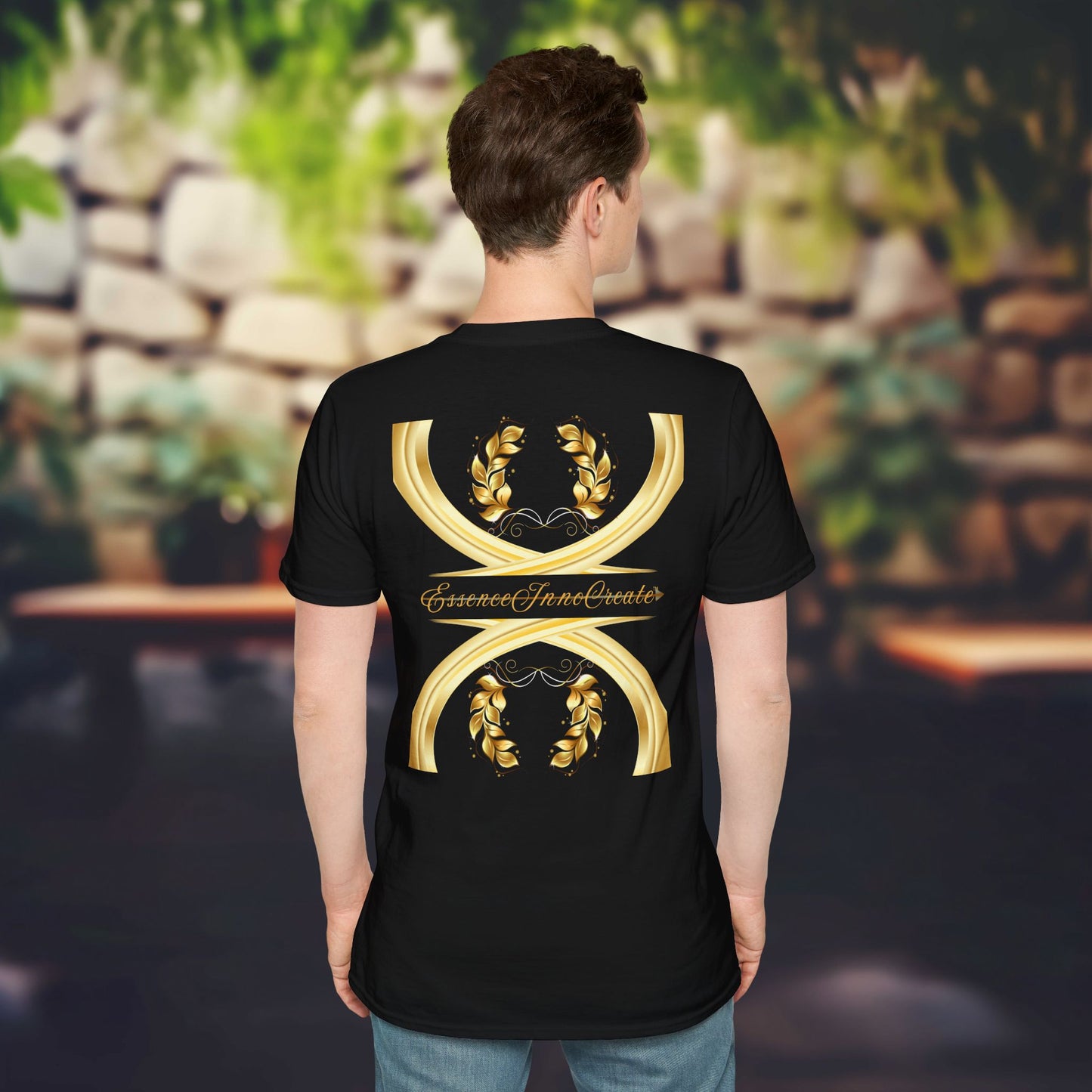 Black Softstyle Tee | EssenceInnoCreate | Unisex Streetwear