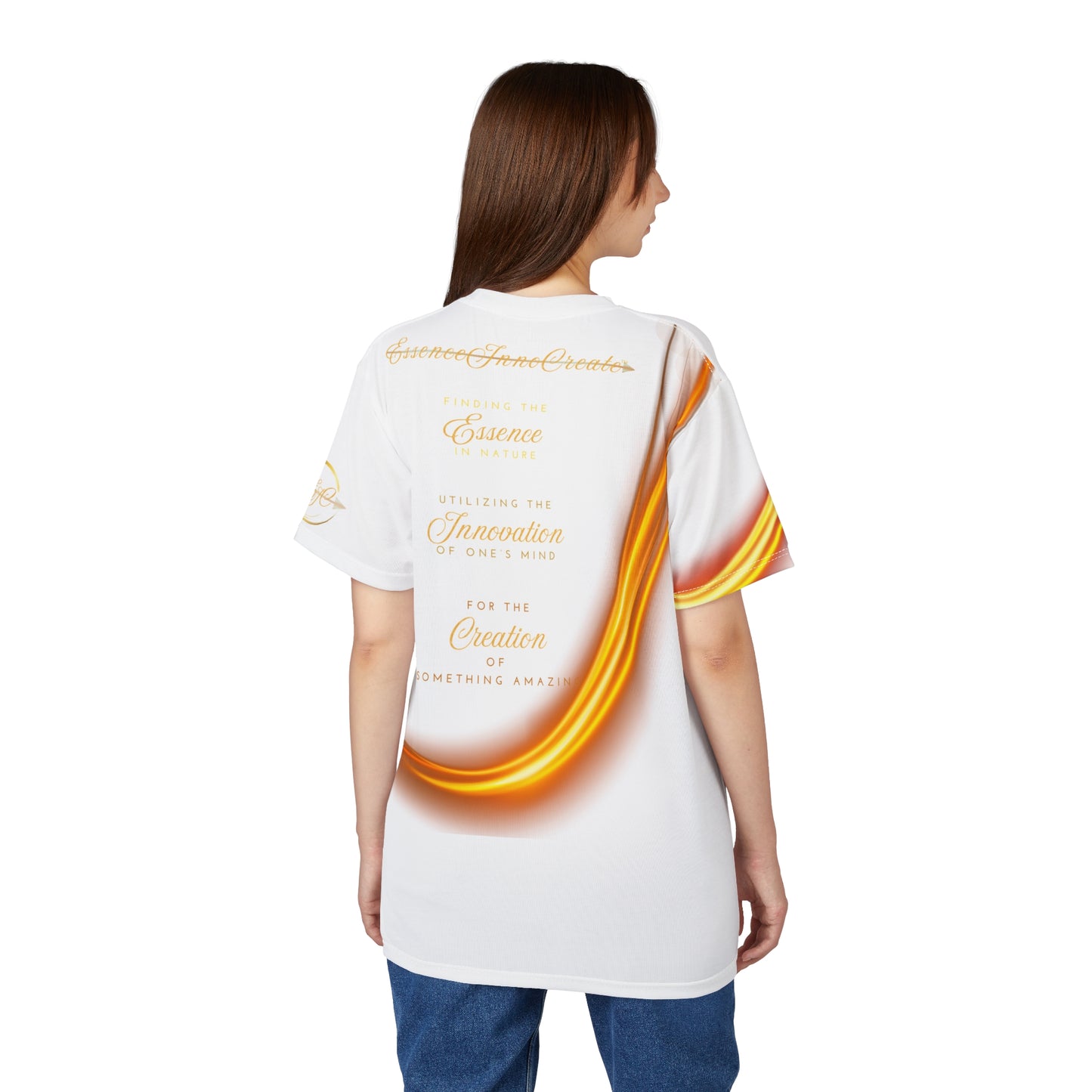 White Trendsetters Flame Tee | EssenceInnoCreate