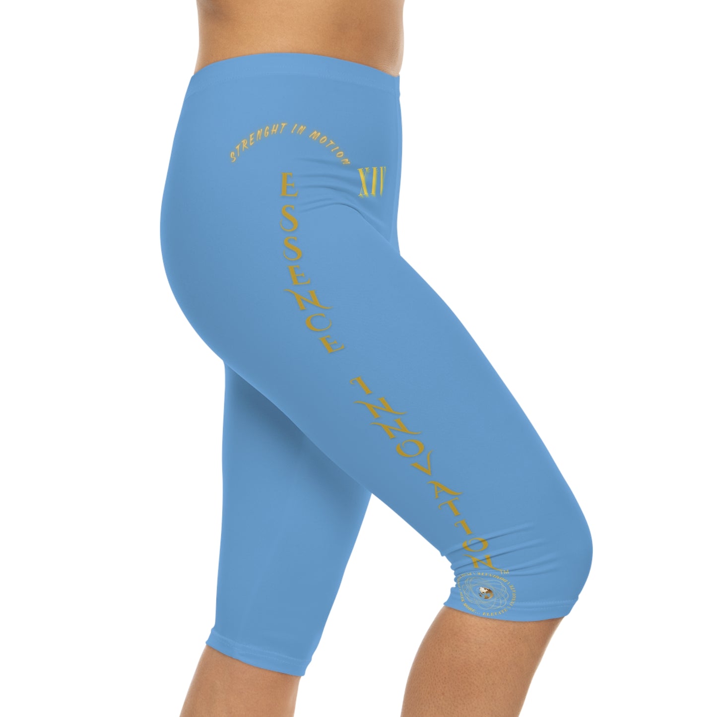 Seek More CL XIV | Capri Leggings | EI Sports | Light Blue