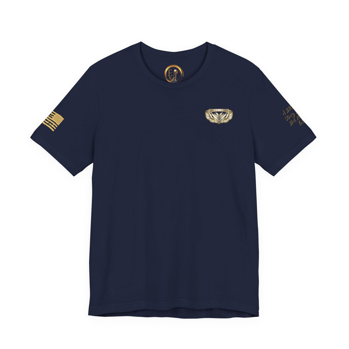 Essence Crest Veteran Tee | Honor, Strength, Quiet Legacy | 13 Colors