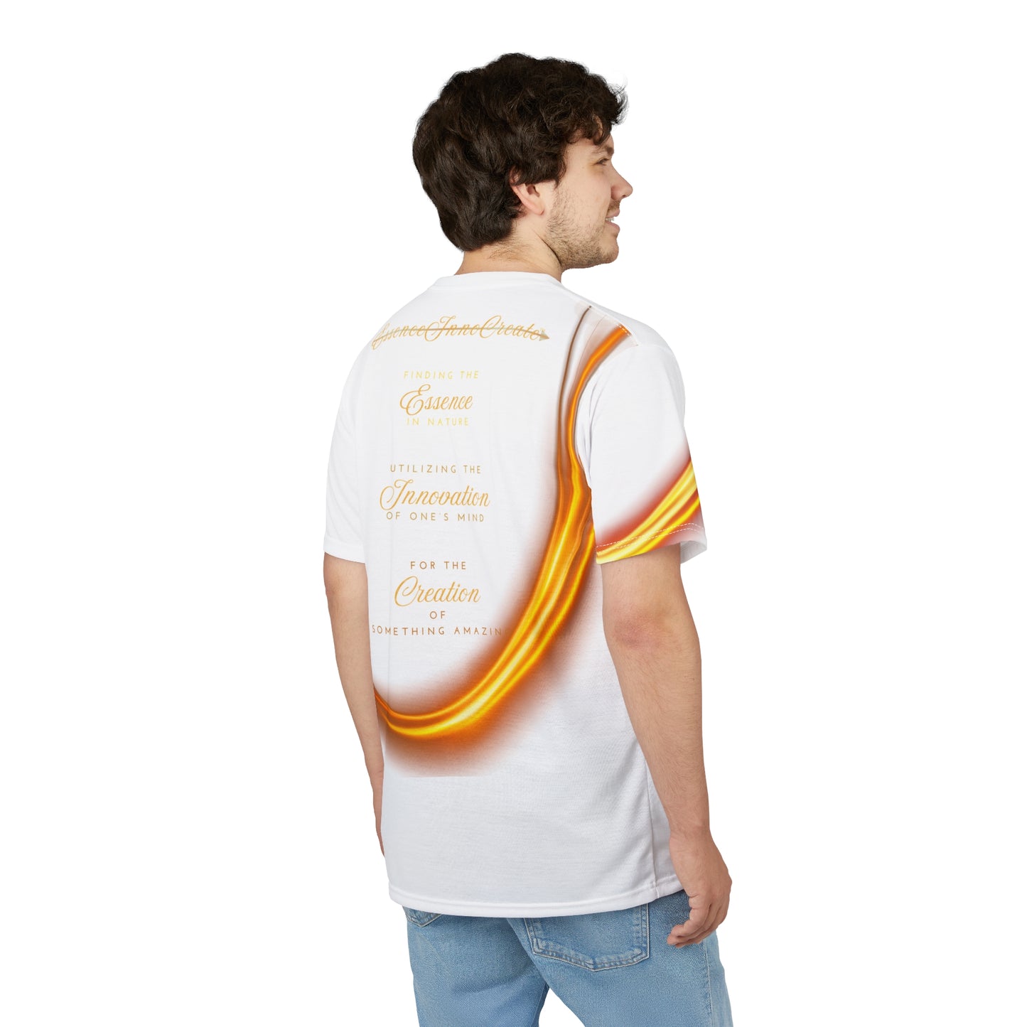 White Trendsetters Flame Tee | EssenceInnoCreate