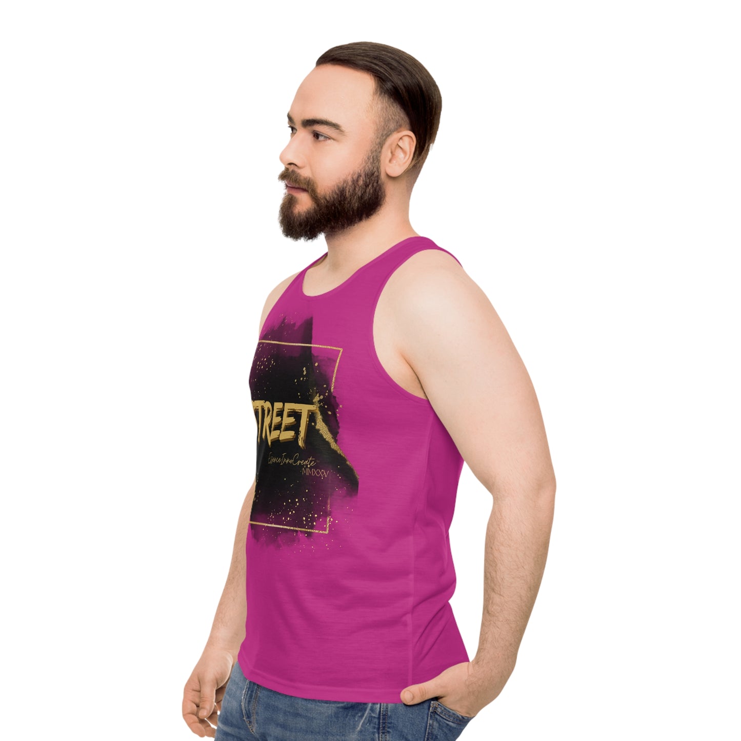 Street Wear Tank XVIII | EssenceInnoCreate | Pink