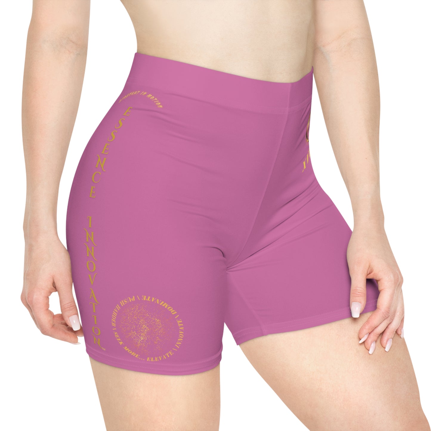 Seek More BS XVII | EI Sports Biker Shorts | Light Pink