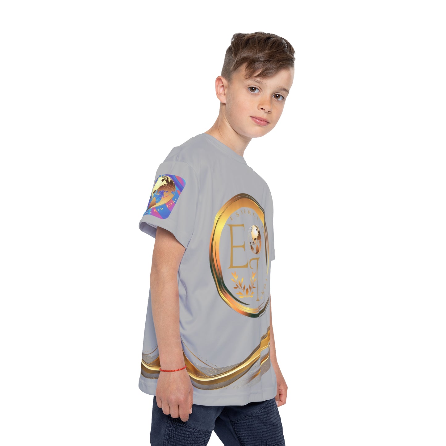 Essence Elite Youth LVIII | Elite Sports Jersey | Boys Light Grey