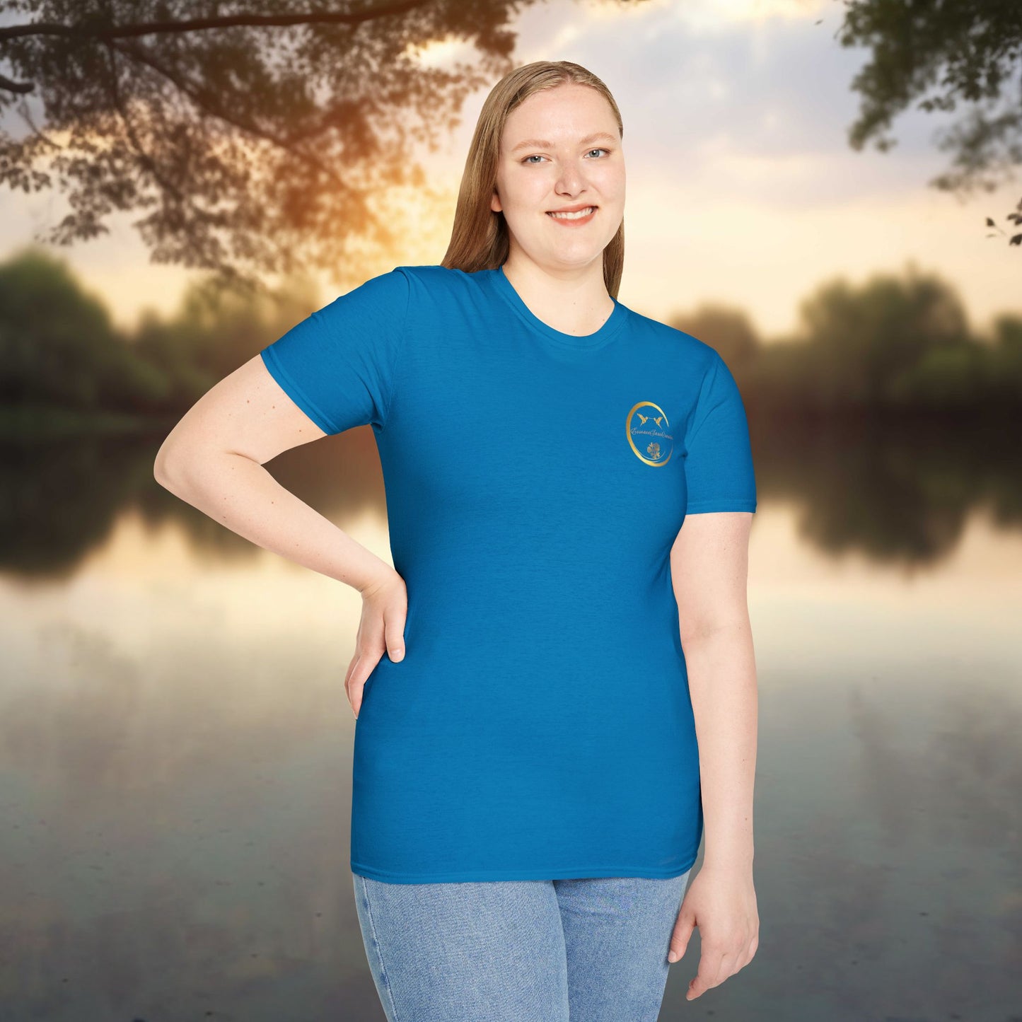 Sapphire Softstyle Tee | EssenceInnoCreate | Unisex Streetwear