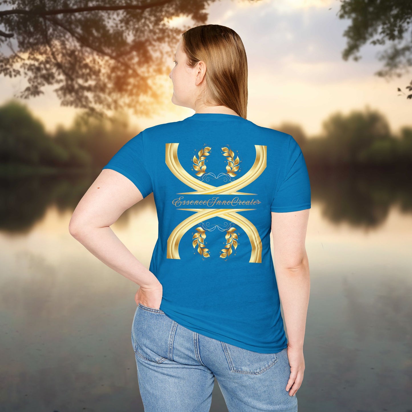 Sapphire Softstyle Tee | EssenceInnoCreate | Unisex Streetwear