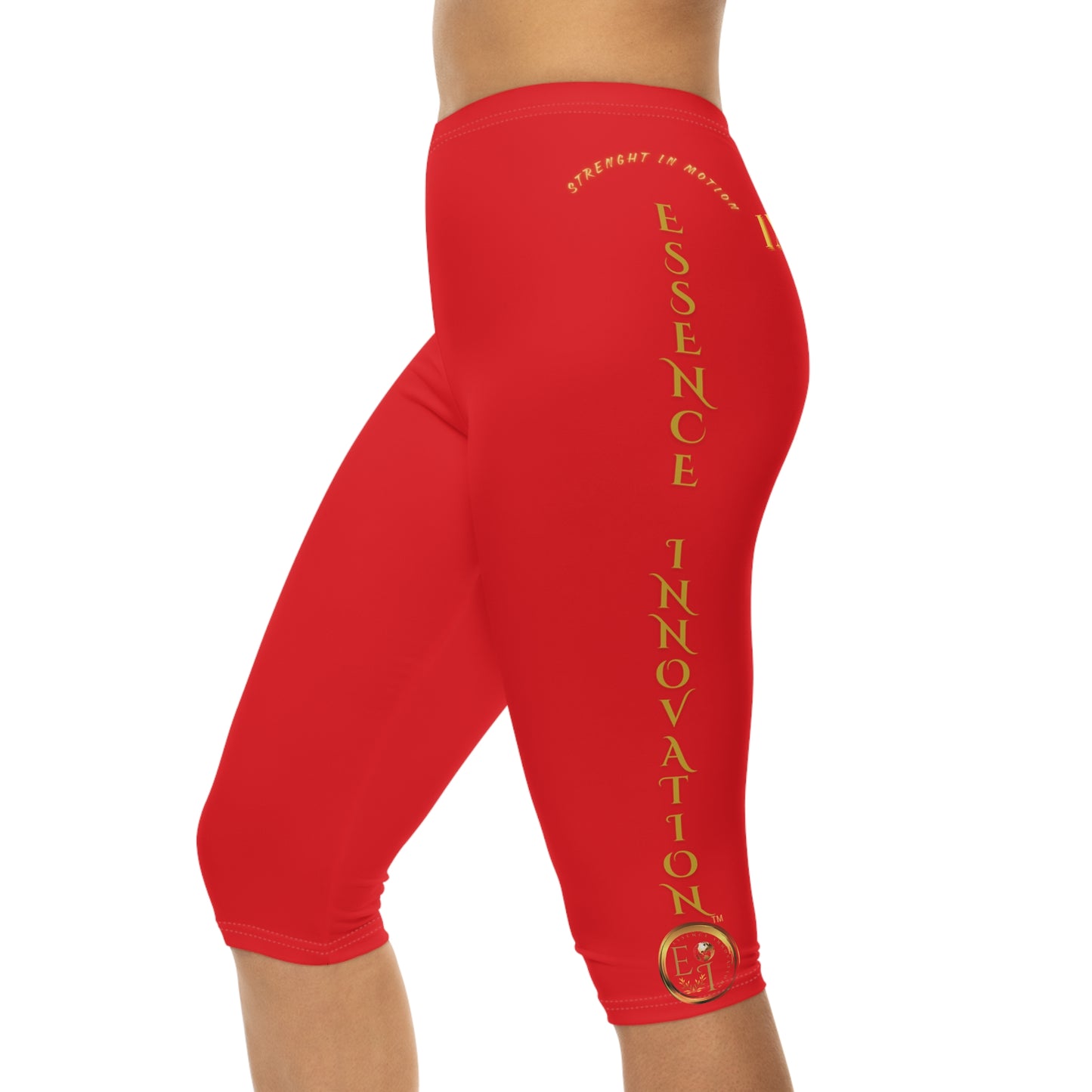 Seek More CL IX | Capri Leggings | EI Sports | Red